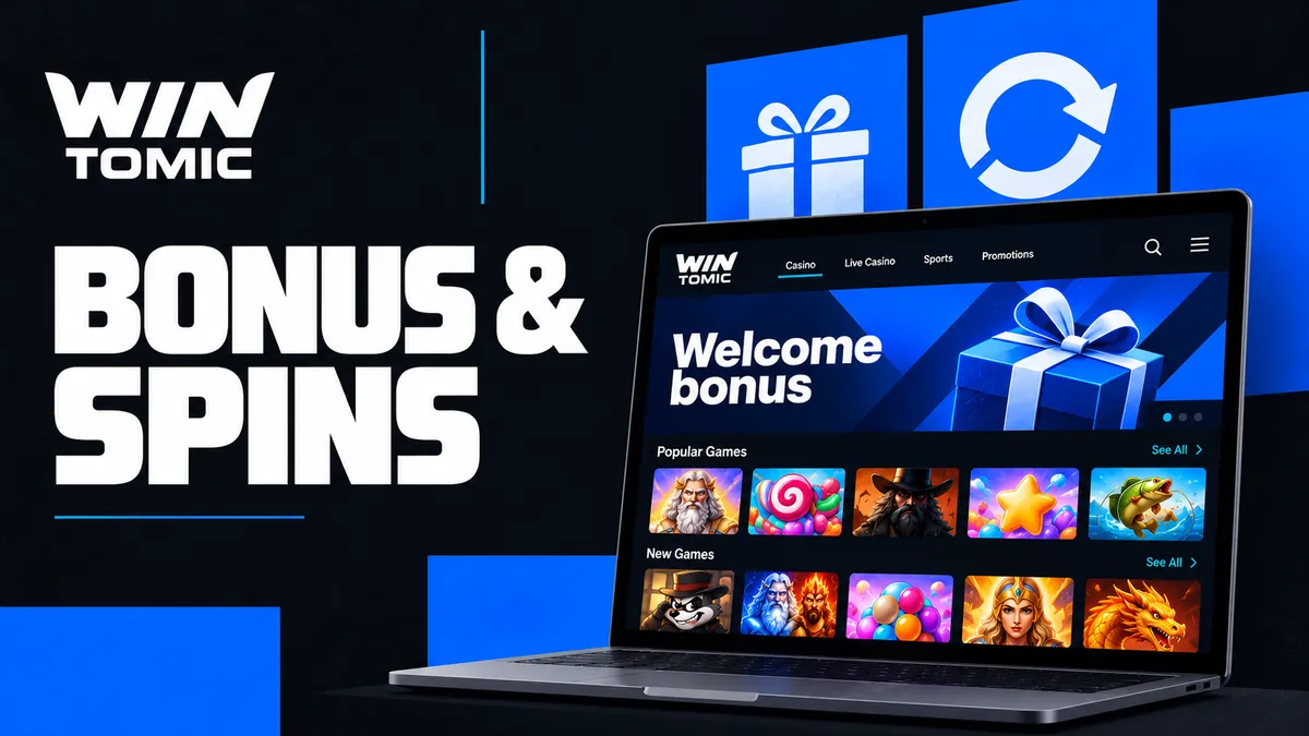 Wintomic Bonus Offers, Free Spins and Weekly Rewards